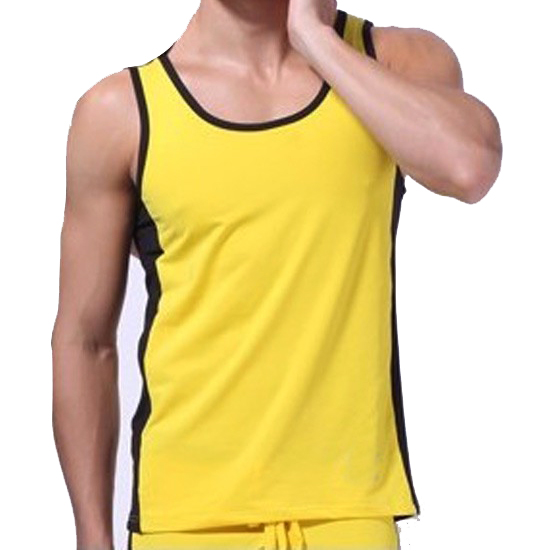 Tank Top For Men Yellow
