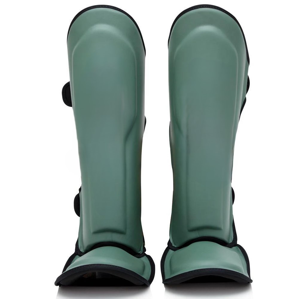 Booster Muay Thai Shin Guards - Green/Black