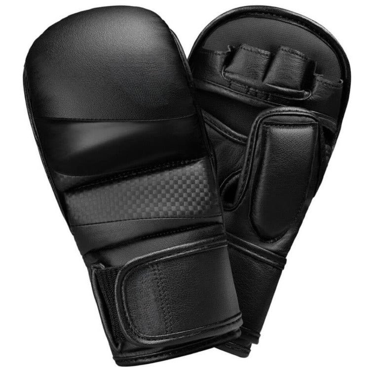 T3 Hybrid MMA Sparring Gloves - Black/Black