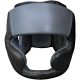 Gel Full-Face Training Head Guard - Black/Charcoal